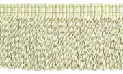 Bullion Fringe Trim with Woven Header, Color# VL06 - Bone Ivory [18 Yards]