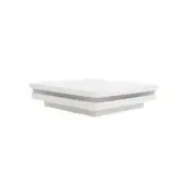 4 1/4" Sq. Ornamental Low Voltage LED Lighted Combo Post Cap - White