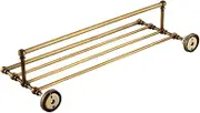 European Style Bathroom Shelves Antique Brass with Ceramic Towel Rod Towel Rack Hangers Luxury Bar Bathroom Accessories Towel bar
