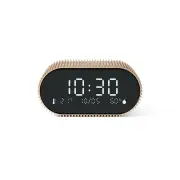 Lexon Ray Clock Lcd Alarm Clock With Temperature / Humidity Display - Gold