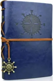 Vintage Leather Journal Travelers Notebook Diary Planner Writing Notepad