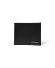 Calvin Klein Men's Leather Bifold Wallet Black - Wallets -Size One Size