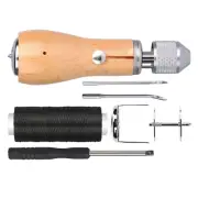 Leather Sewing Tool Kit With Hand Sewing Needle Waxed Thread