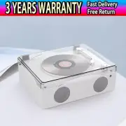 Rechargeable CD Player Bluetooth 5.0 Record Player with Speakers for Hifi #TOP