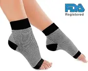 Plantar Fasciitis Socks - Best Compression Foot Sleeves-Open Toe Compression Socks with Ankle & Arch Support for Plantar Fasciitis Pain Relief, Heel Pain, and Treatment for Everyday Use