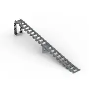 City Train Tracks Train Rail Straight Curved Tracks Sets Building Blocks Bricks Cross Flexible Track Parts Kids Construction Toy shangxiapo