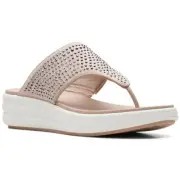 Cloudsteppers by Clarks Womens Drift Jaunt Slip On Flip-Flops Shoes BHFO 2553