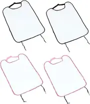 Amosfun 4pcs Car Seat Protector Back Seat Cover for Boys and Girls Anti-kick Mats Easy to Clean Waterproof Pvc Material for Dog Cat Stylish Simple Design