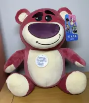 Disney Pixar Toy Story Lotso Bear 12" Weighted Plush Stuffed Animal Embroidered