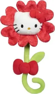 Hello Kitty and Friends 14-inch Hello Kitty Red Plush Valentine Flower Gift