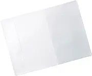 [Mingzhe] Transparent Waterproof Matte Passport Cover Holder Travel Protector for Men and Women