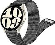 Metal Stainless Steel Bands for Samsung Galaxy Watch 5 Bands 40mm 44mm/Galaxy Watch 6 band/Galaxy Watch 4 band Women Men, Magnetic Milanese Mesh Strap for Galaxy Watch 6/6 Classic/5/5 pro/4/4 Classic/3