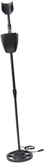 Mipcase 1PC Portable Metal Detector with Probe Gold Locator for Home Outdoor Use Battery Design Black