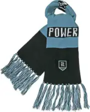 Burley Sekem - Official AFL Port Adelaide Power Bar Scarf - FREE POSTAGE
