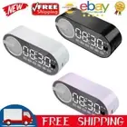 Wireless BT Speaker Alarm Clock LED Display Human-Activated for Bedroom/Office
