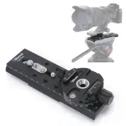 Panning Clamp Adapter for RRS ARCA Quick Release Plate to Manfrotto Fluid Head