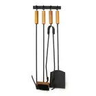 Fireplace BBQ Pit Tools Set Fire Poker Shovel | Blacksmith Made