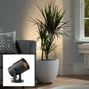 Black Cord-n-Plug LED Adjustable Accent Uplight with Foot Switch