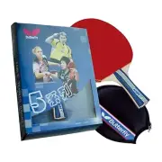 Professional Butter fly 5 Star Table Tennis Racket 1x1 Ping Pong Sports Ball