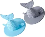 Strong Adsorption Floor Drain Odor Sink Plug Kitchen Bathroom Accessory Fishtail Shape Strainer Drain Stopper