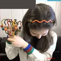 在飛比找樂天市場購物網優惠-韓國兒童發飾女童寶寶小女孩發卡簡單糖果色可愛發箍頭箍帶齒頭飾