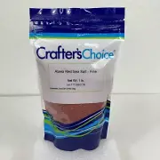 Crafter's Choice Alaea Red Sea Salt Fine 1 Pound Sealed Bag Soap Making Clay NOS
