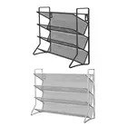 Spice Rack 4 Tier Wall Mount Storage Rack for Pantry Door Cabinet Cupboard