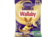Cadbury Caramilk Wallaby Milk Chocolate Share Pack 12 Pieces 144g