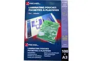 Rexel Laminating Pouch 100 Micron A3 Clear Pack 100