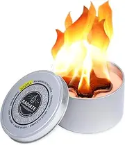 Portable Campfire: The Go-Anywhere Outdoor Fire Pit - Portable and Convenient - 3 Hours of Warmth and Burn Time - Great for Camping, Picnics, and More - Made in The USA