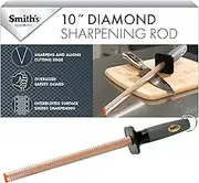 Smiths 3001 10 Inch Oval Diamond Sharpening Steel Rod
