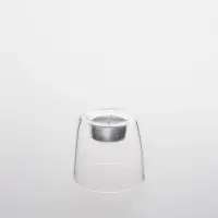在飛比找momo購物網優惠-【TG】耐熱玻璃蠟燭台 70mm(蠟燭 燭台 耐熱玻璃)