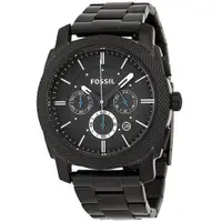 在飛比找蝦皮購物優惠-FOSSIL FS4552 手錶 45mm 鋼帶 黑色錶盤 