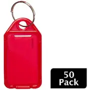 J.Burrows Key Tags Red 50 Pack