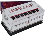 OM Harmonium By Kaayna Musicals, 9 Stops-5 Main, 4 Drone,3½ Octave,Gig Bag,440Hz