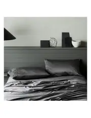 [Ettitude] Signature Sateen Sheet Set in Grey