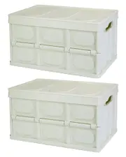 Fresh Fab Finds 2pc Green 30L Collapsible Storage Bins