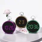 Temperature Electronic Alarm Clock Wall-mounted Digital LED Clocks for Bedroom
