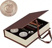 I-MART Vintage Crown Letter Wax Seal Stamp Sticks Melting Spoons Candles Set Sealing Wax (E)