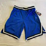 And1 Mens Basketball Gym Workout Running Shorts Blue Size Medium New