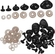 Operitacx 30 Pcs DIY Plastic Animal Nose Kit Stuffed Toy Nose Washers for Dogs Safe Stable Accessories for DIY Crafts