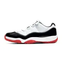 在飛比找蝦皮購物優惠-Air Jordan 11 low“白紅”-頂級新款舒適鈕扣