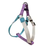 Small Dog Harness, Adjustable No-Pull, Tri-Color, Step-in Design, Heavy Duty,