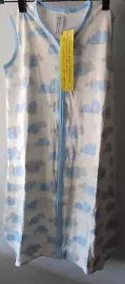 Wearable Blanket Baby Swaddle Sleepwear Sleep Bag Sack Cotton L 12-18 M Blue Clo