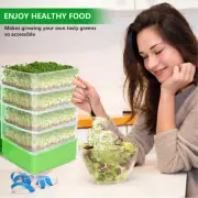 HG Stackable Sprouter Kit 4 Tier Space Saving Multipurpose Micro Vegetable Grow