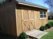 10X20 SALTBOX WOOD STORAGE SHED, 26 GARDEN SHED PLANS, UNIQUE WORKSHOP CD