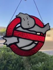 Stained Glass Ghost Busters Logo
