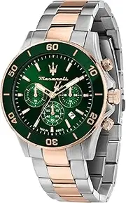 [Official Genuine Product] Maserati Competizione 43mm Men's Quartz Wristwatch Luminous Dial Needles R8873600004 Japanese Movement [2 Year Warranty]