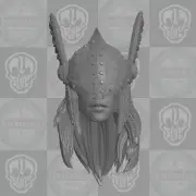 Valkyrie Astrid Viking custom head for 1:6 & 1:10 & 1:12 & 1:18 action figures
