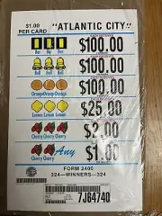 Atlantic City $1 Pull Tab Entertainment Game